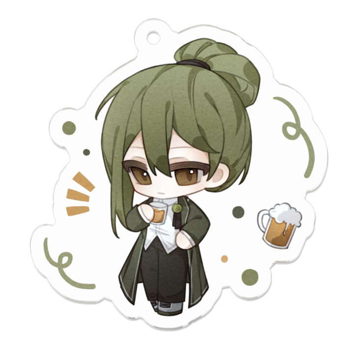 アクリルキーホルダー - 50 x 50 (mm)