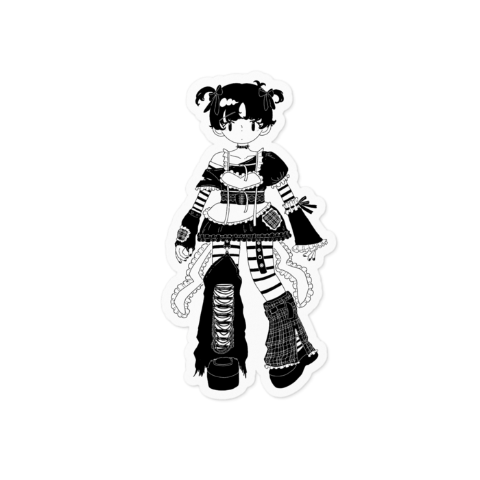 ステッカー - 100 x 100 (mm)