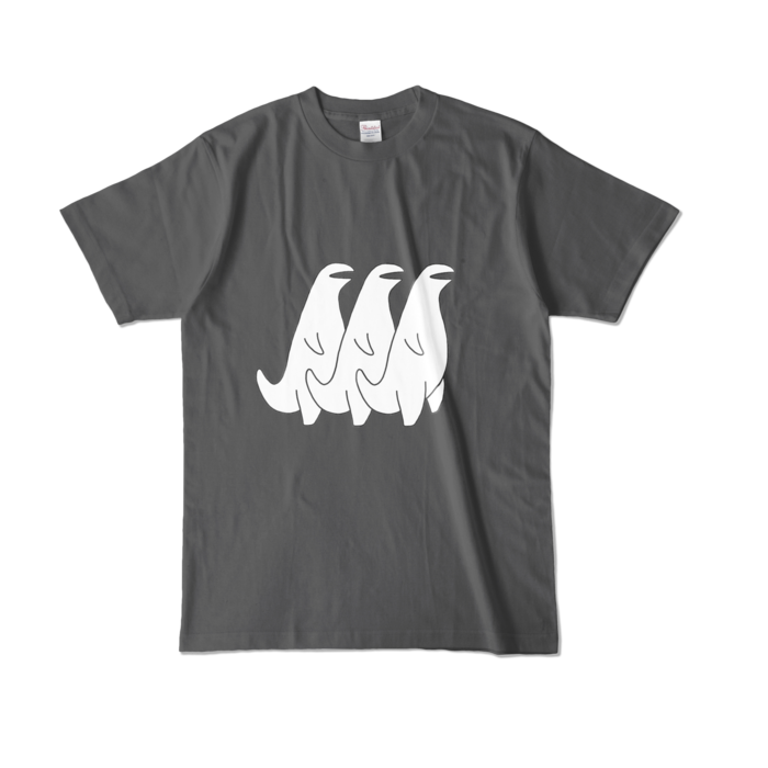 カラーTシャツ - L - チャコール (濃色)