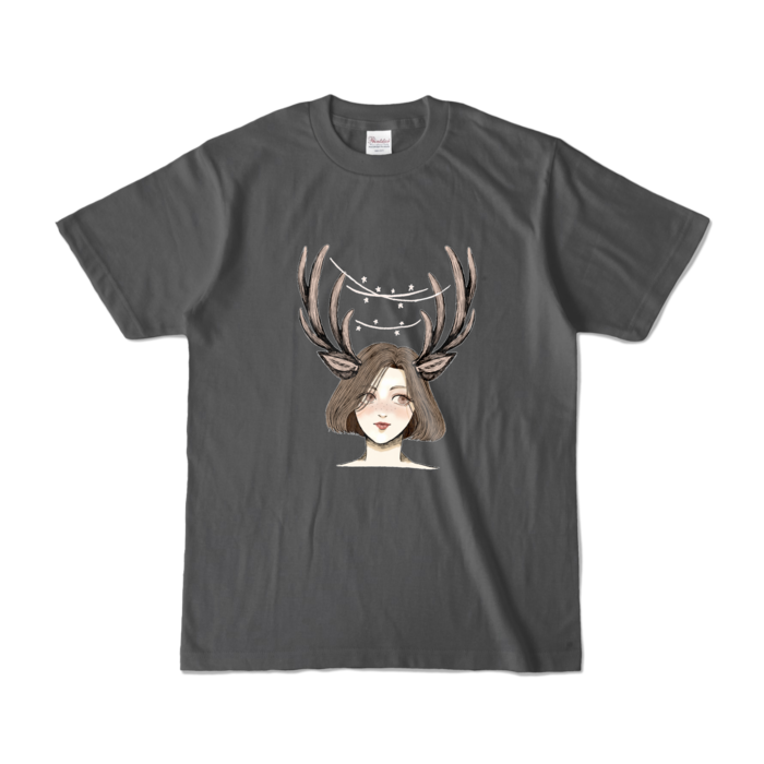 カラーTシャツ - S - チャコール (濃色)