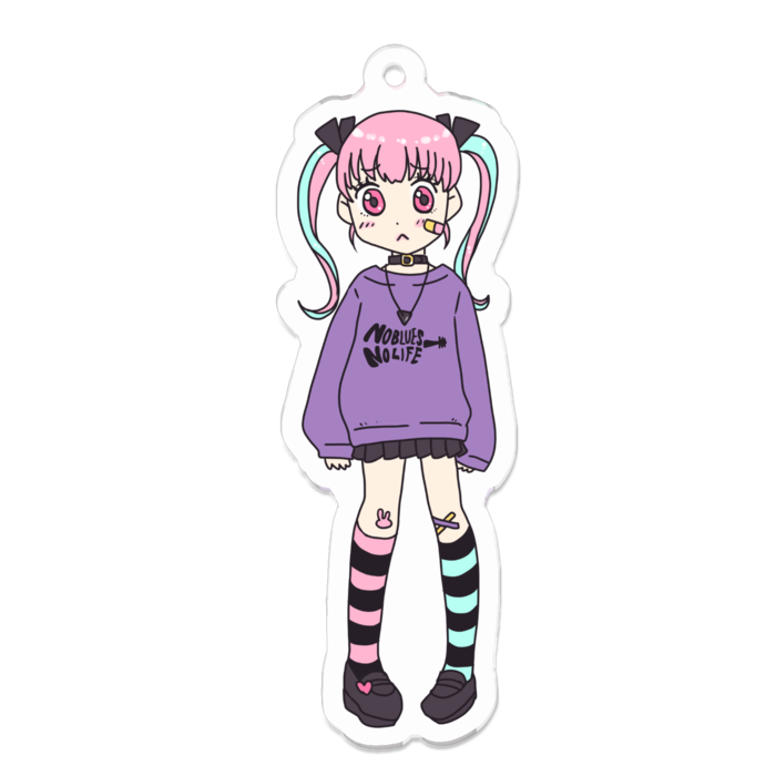 アクリルキーホルダー - 70 x 70 (mm)