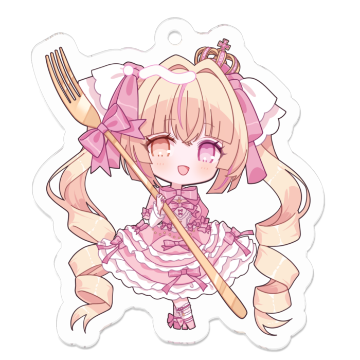 アクリルキーホルダー - 50 x 50 (mm)