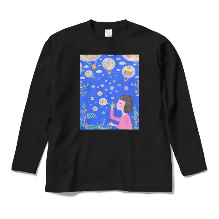 ロングスリーブTシャツ - M - ブラック