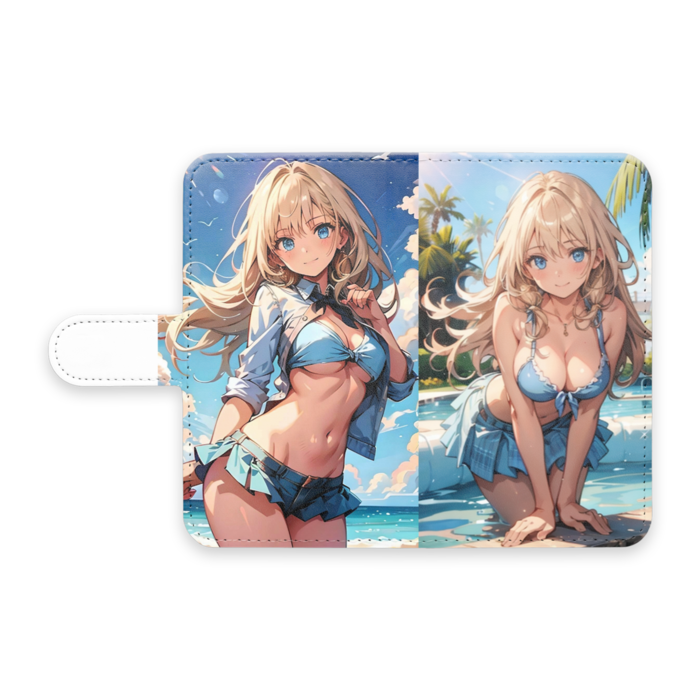 手帳型Androidケース - S - ストラップ穴 なし