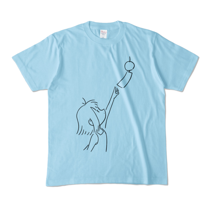 カラーTシャツ - M - ライトブルー (淡色)