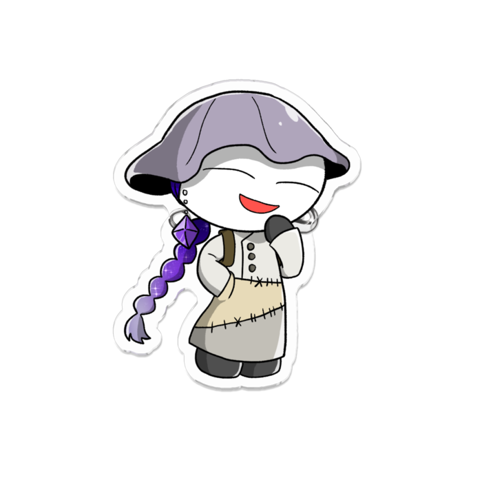 アクリルバッジ - 70 x 70 (mm)