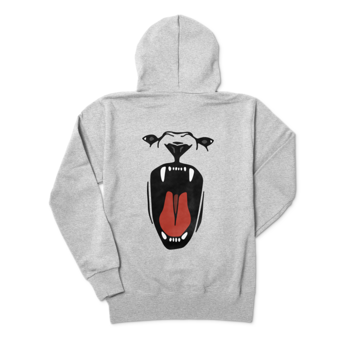 ジップパーカー - M - 背面