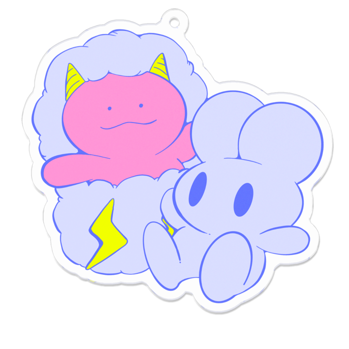 アクリルキーホルダー - 70 x 70 (mm)