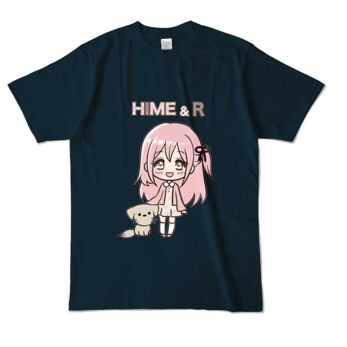 カラーTシャツ - L - ネイビー (濃色)