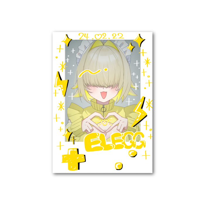 フォト風カード - 縦 - 両面