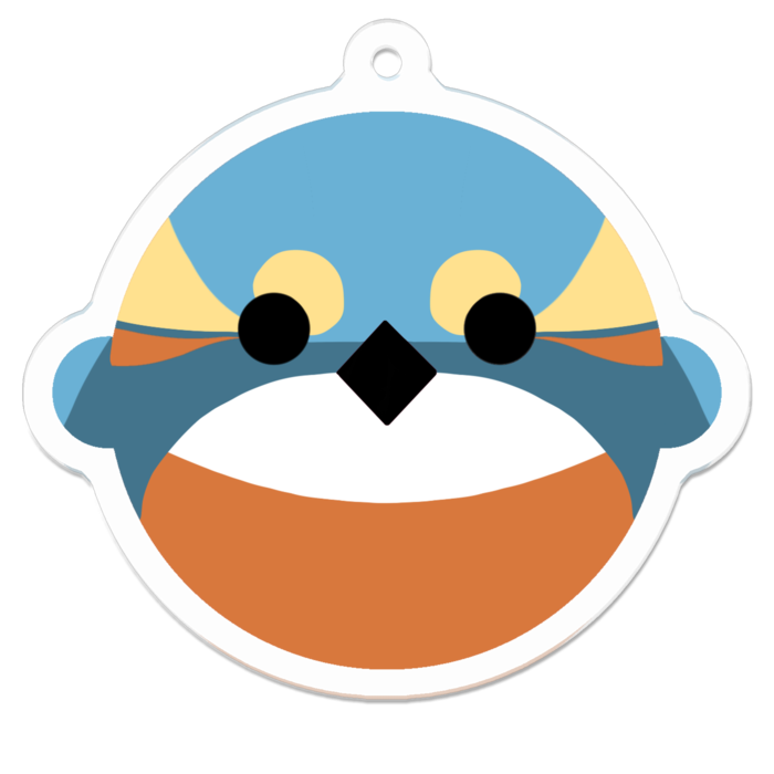 アクリルキーホルダー - 50 x 50 (mm)