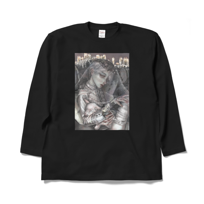 ロングスリーブTシャツ - XL - ブラック