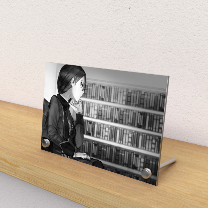 アクリルフォトパネル 横顔 - 横148 × 100mm