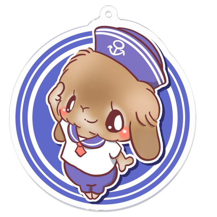 アクリルキーホルダー - 70 x 70 (mm)