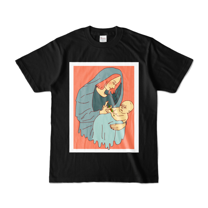 カラーTシャツ - S - ブラック (濃色)