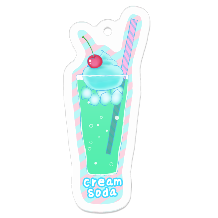 アクリルキーホルダー - 50 x 50 (mm)