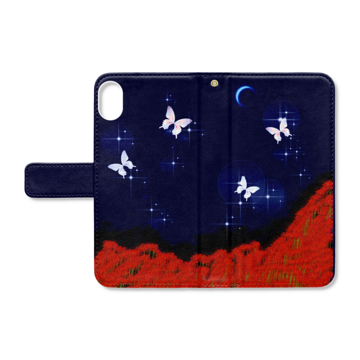 手帳型iPhoneケース - iPhone XR - ストラップ穴 あり