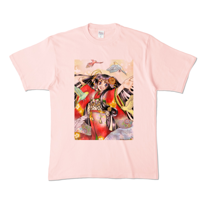 カラーTシャツ - XL - ライトピンク (淡色)