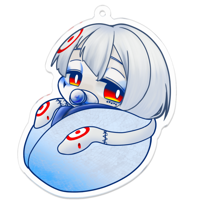 アクリルキーホルダー - 70 x 70 (mm)