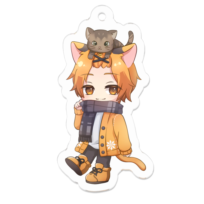 アクリルキーホルダー - 50 x 50 (mm)