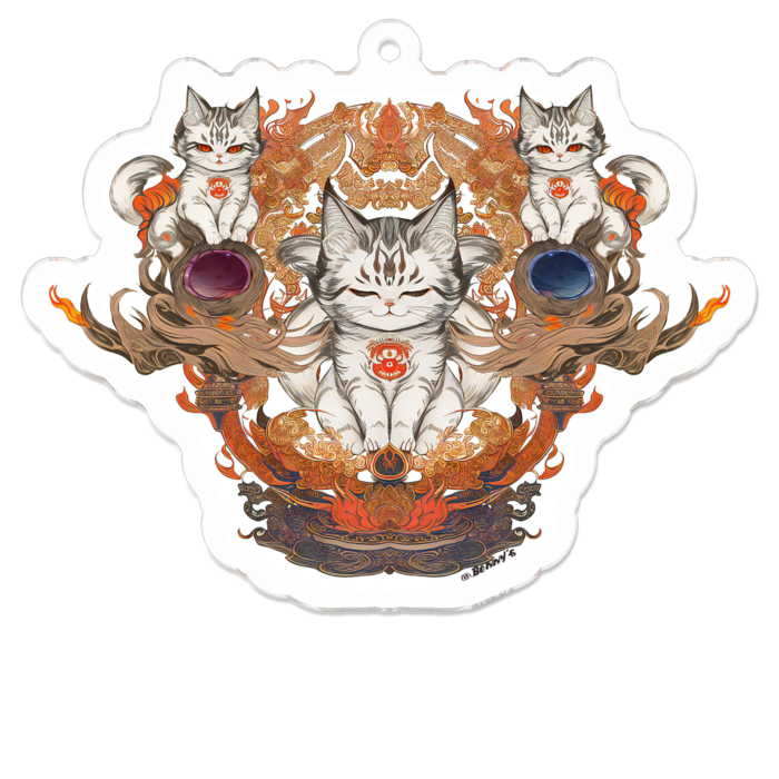 アクリルキーホルダー - 70 x 70 (mm)