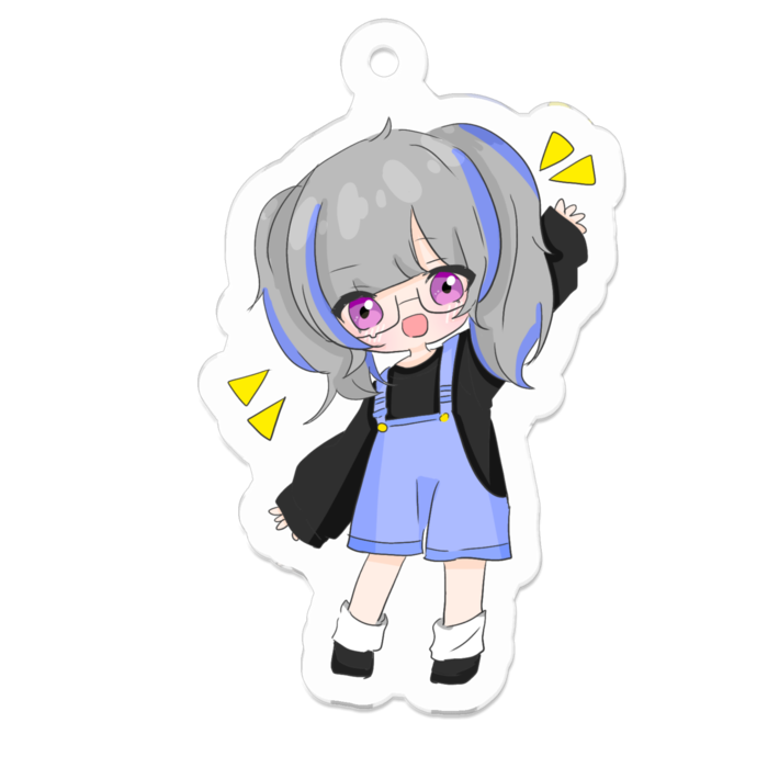 アクリルキーホルダー - 50 x 50 (mm)