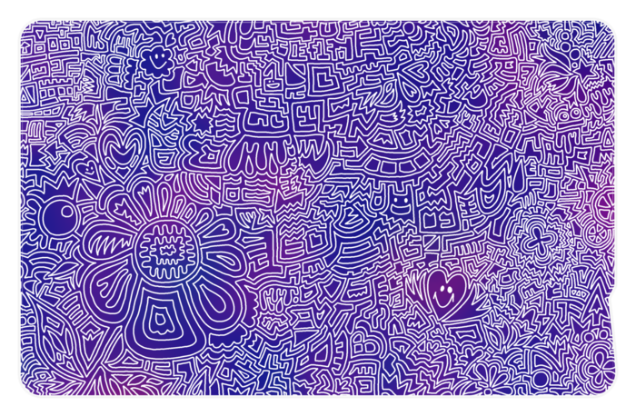 ICカードステッカー - 約85.7x53.9(mm)