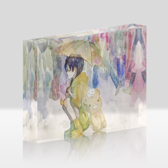 なきむしアクリルブロック - 148x100mm