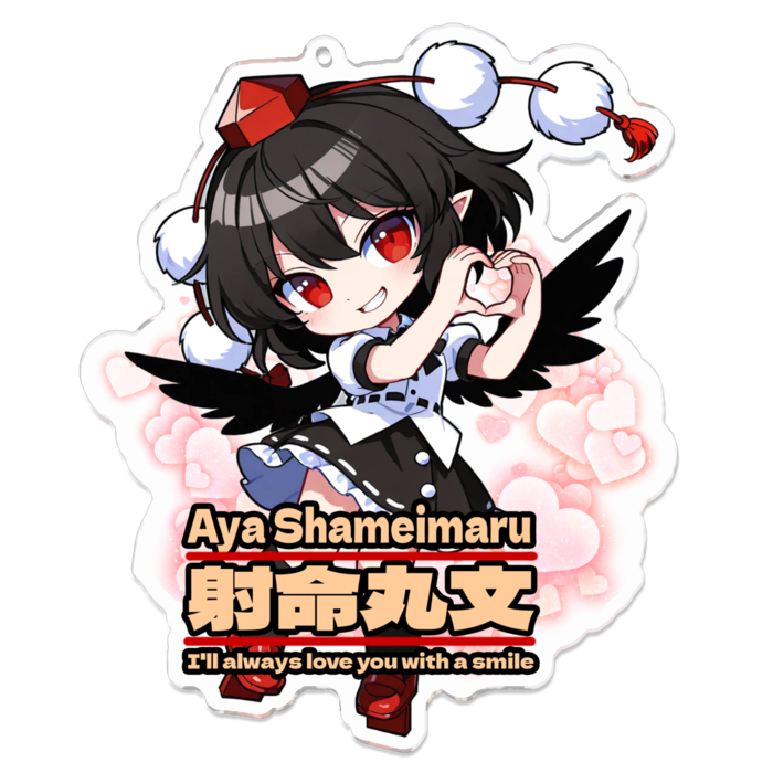 アクリルキーホルダー - 100 x 100 (mm)