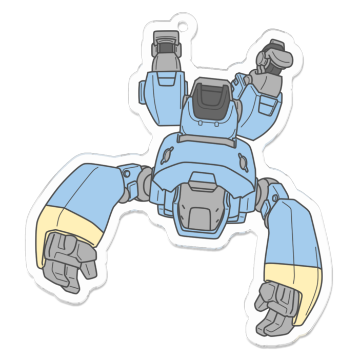 アクリルキーホルダー - 70 x 70 (mm)