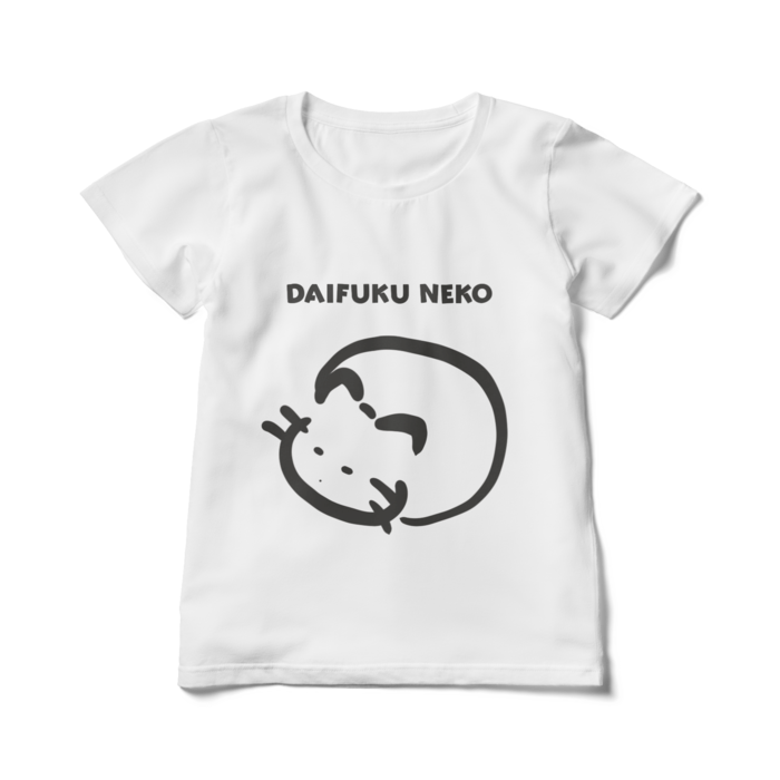 レディース白Tシャツ - L - ブラック