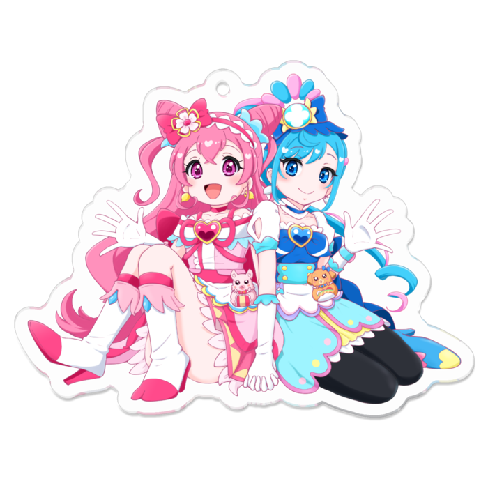 デリシャスパーティプリキュア　アクリルキーホルダー