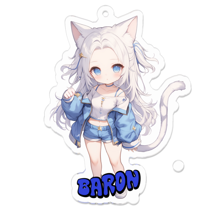 アクリルキーホルダー - 70 x 70 (mm)