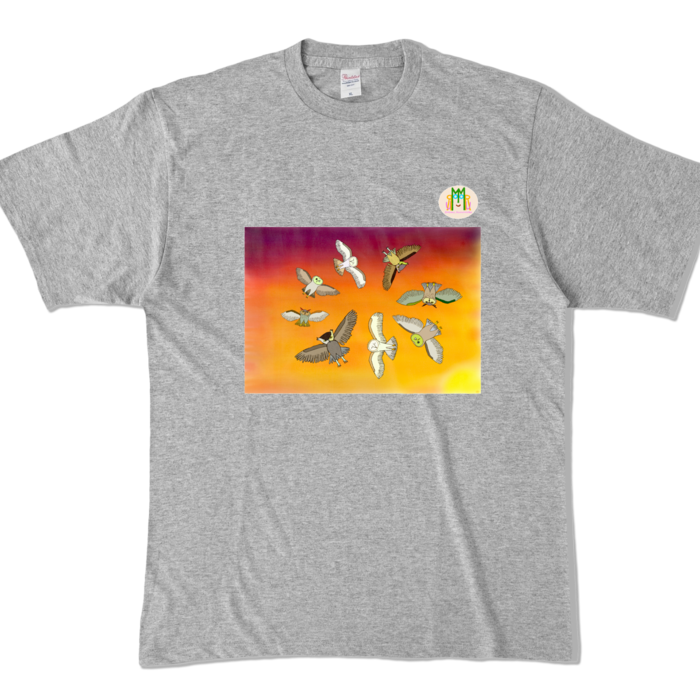 カラーTシャツ - XL - 杢グレー (濃色)