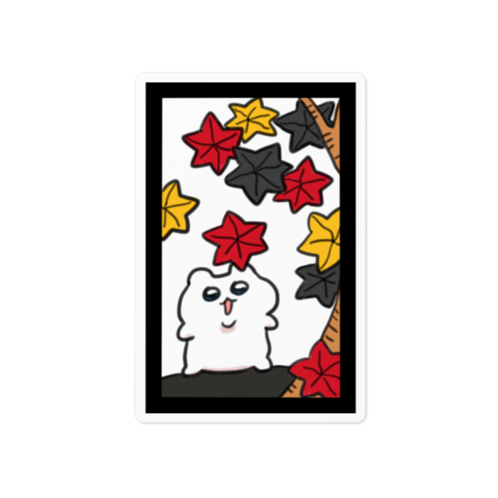 もみじ狩り - 100 x 100 (mm)