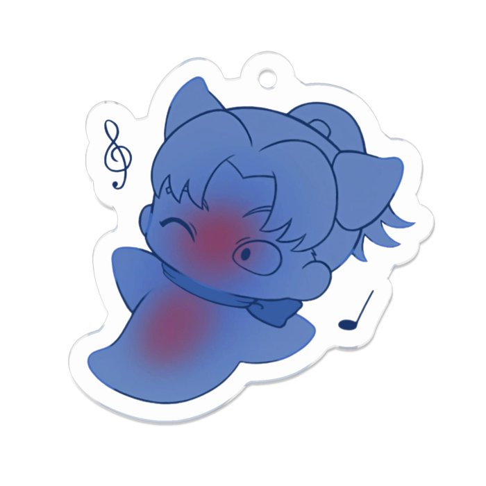 アクリルキーホルダー - 50 x 50 (mm)