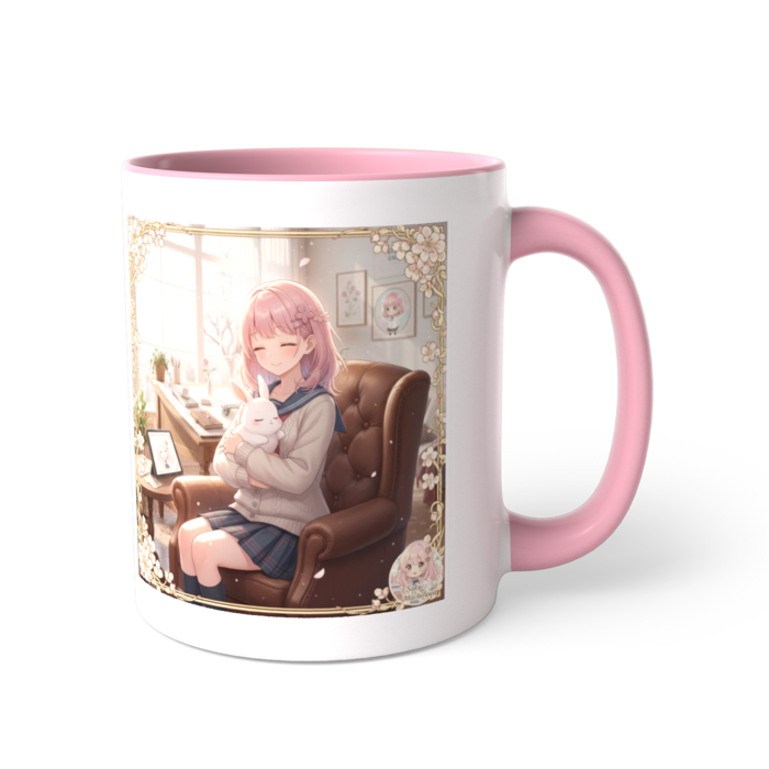 ツートンカラーマグカップ - 直径 8.2cm / 高さ 9.5cm