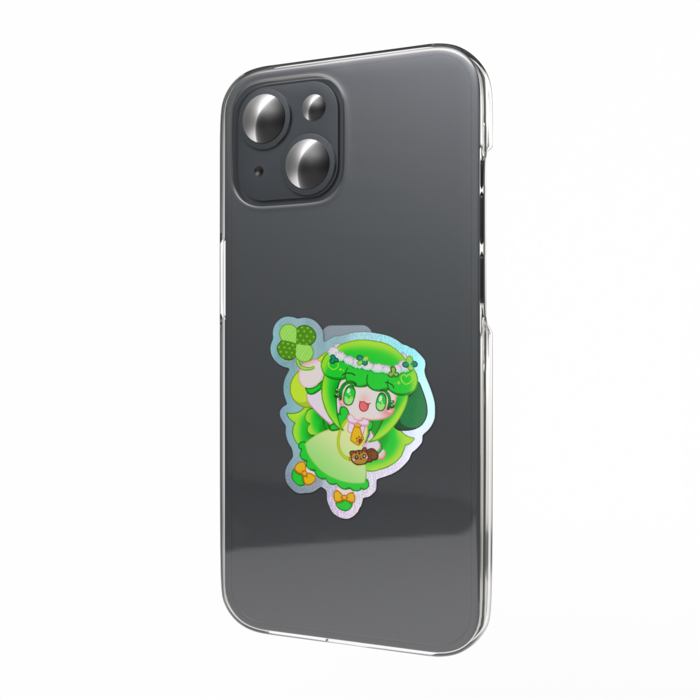 オーロラスマホステッカー - 縦