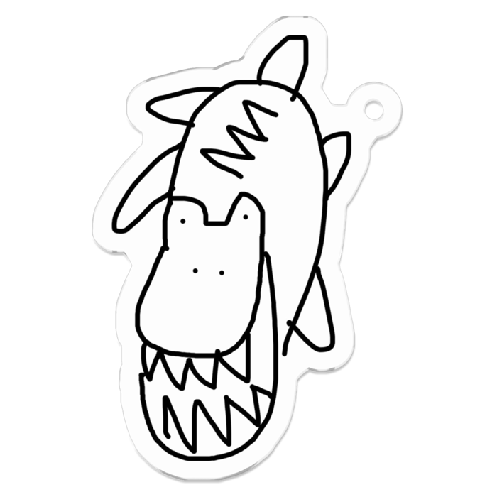 アクリルキーホルダー - 50 x 50 (mm)