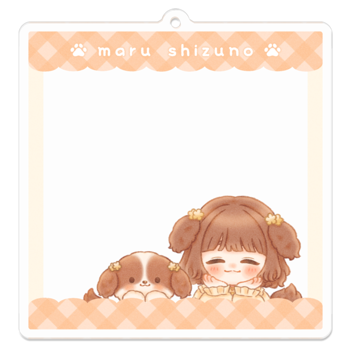 アクリルキーホルダー - 70 x 70 (mm)