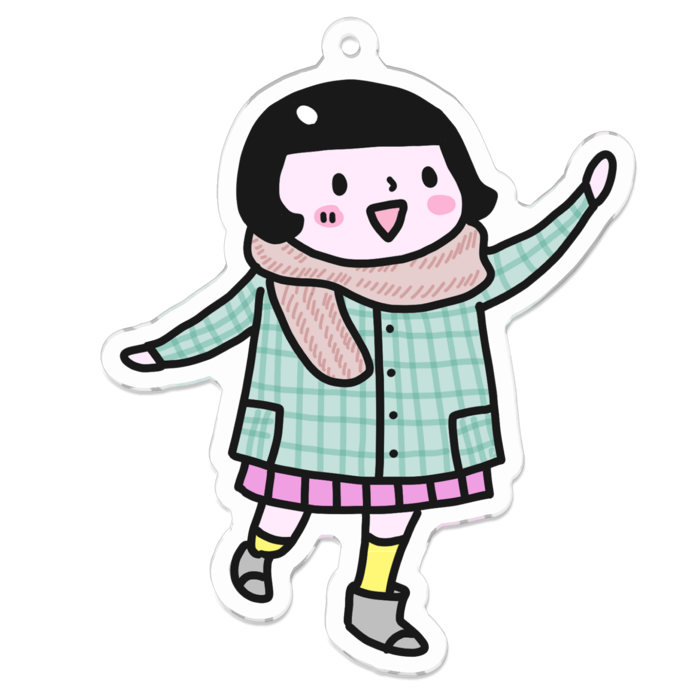 アクリルキーホルダー - 70 x 70 (mm)