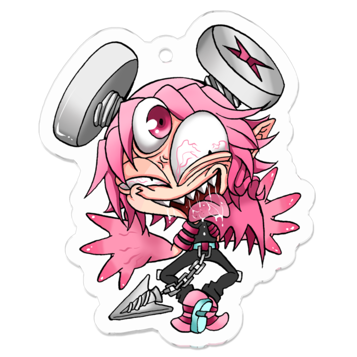 アクリルキーホルダー - 50 x 50 (mm)