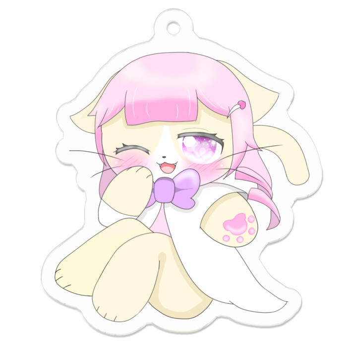 アクリルキーホルダー - 50 x 50 (mm)