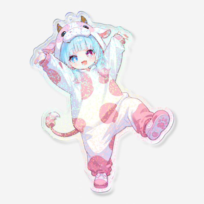 ちびうしアクキー - 100 × 100mm(1)