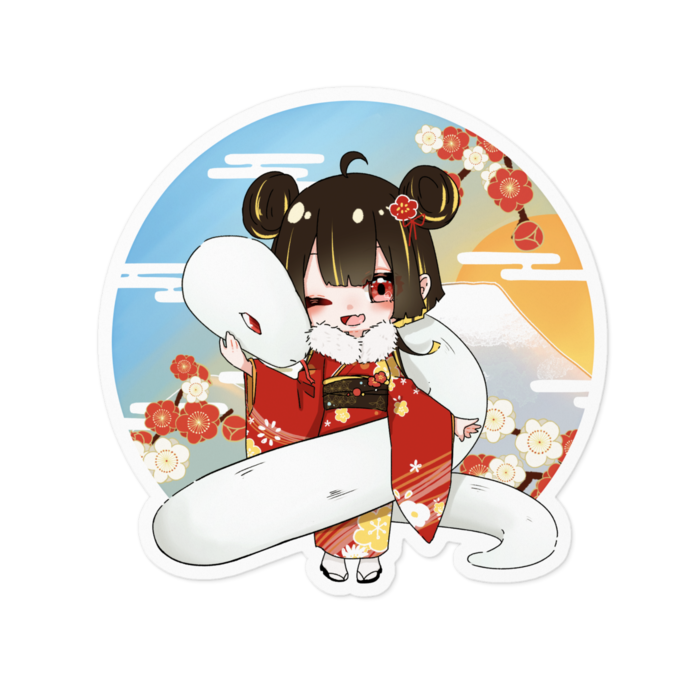 ステッカー - 100 x 100 (mm)