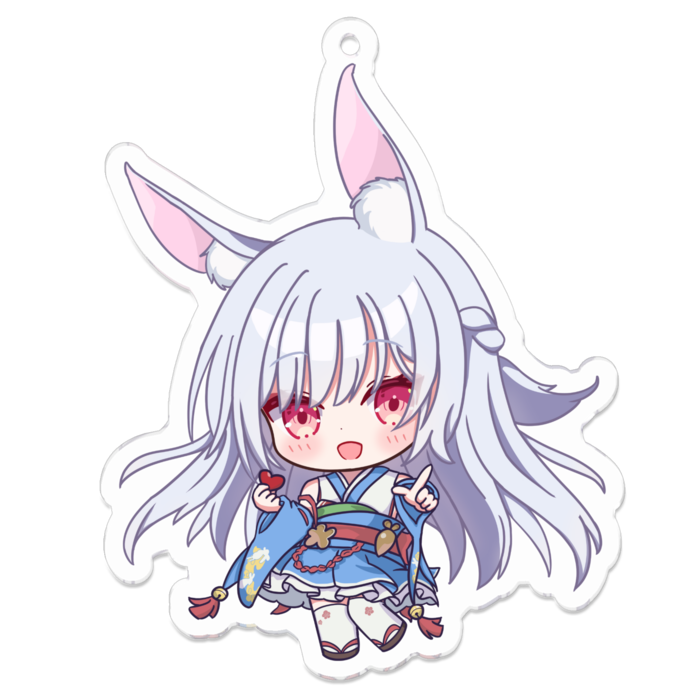 アクリルキーホルダー（コーティング） - 70 x 70 (mm)