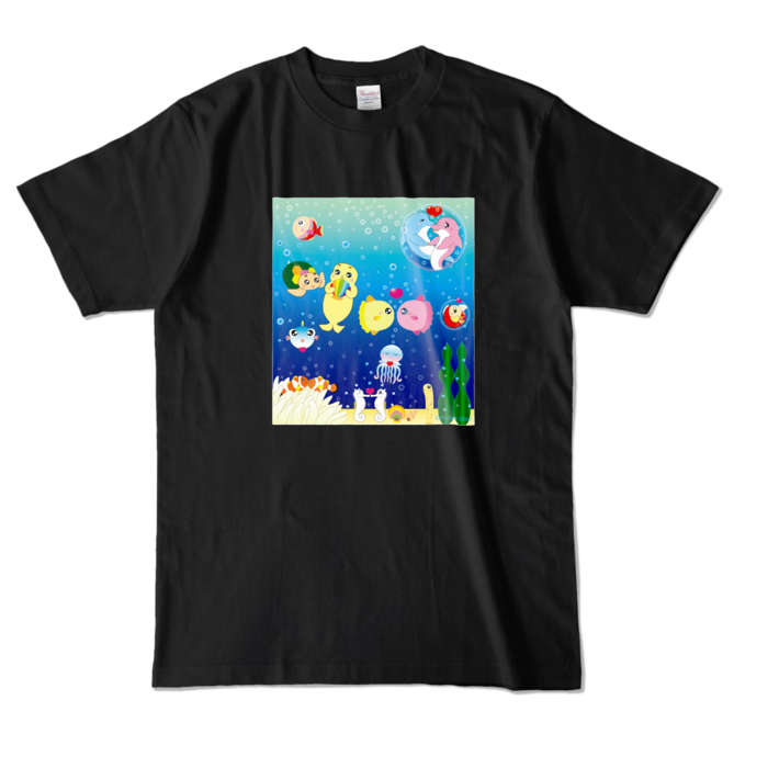 カラーTシャツ - L - ブラック (濃色)