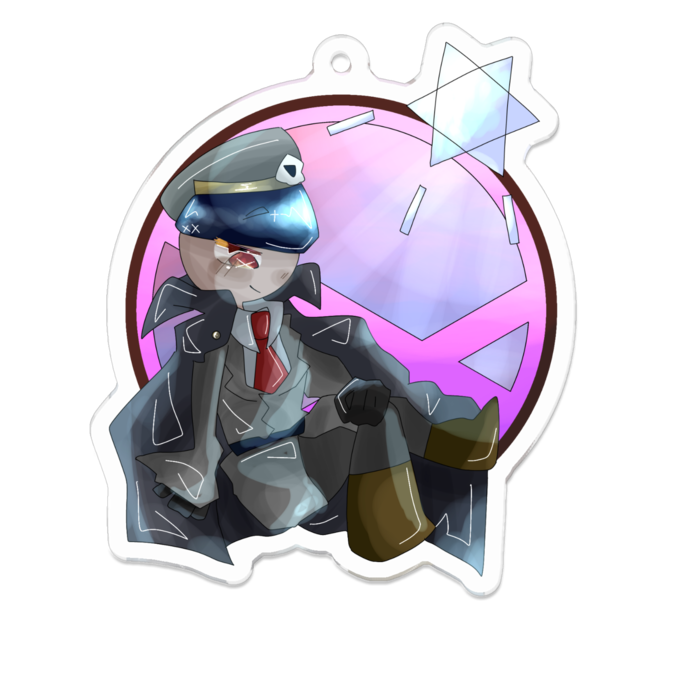 アクリルキーホルダー - 70 x 70 (mm)