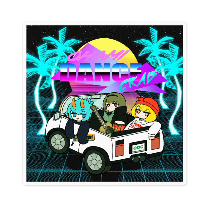 ステッカー - 100 x 100 (mm)