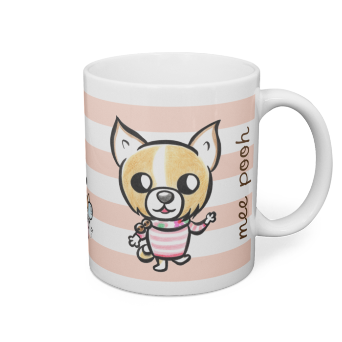 マグカップ - 直径8cm / 高さ9.5cm